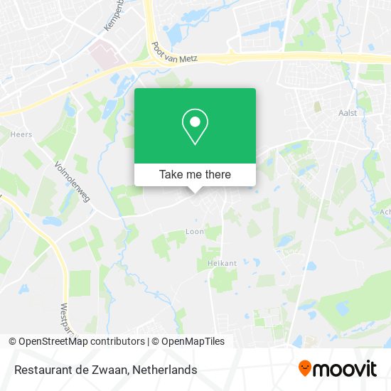 Restaurant de Zwaan map