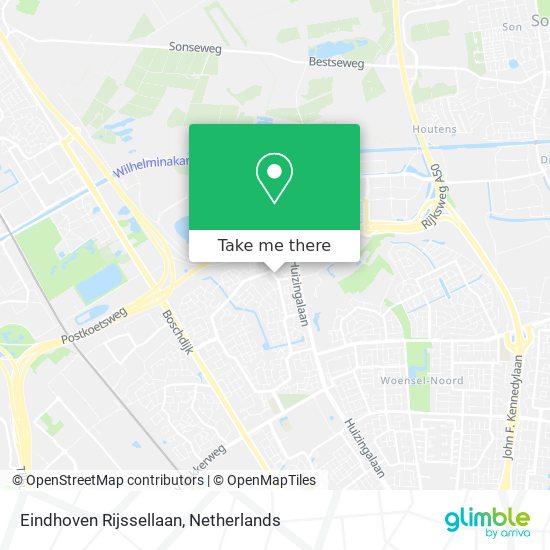 Eindhoven Rijssellaan map