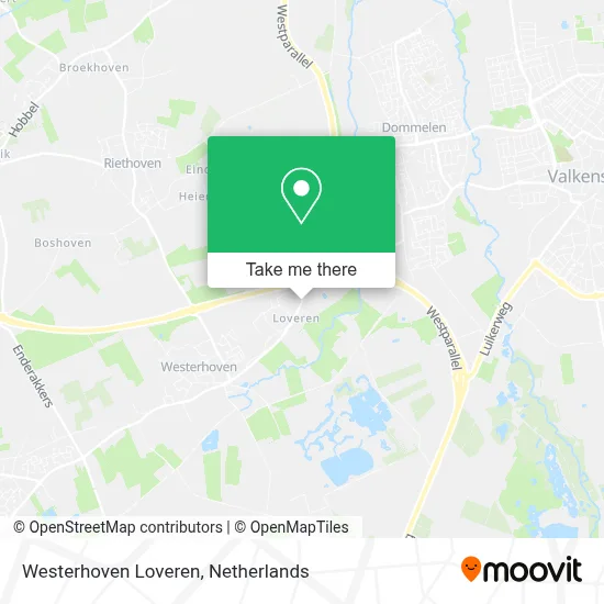 Westerhoven Loveren map