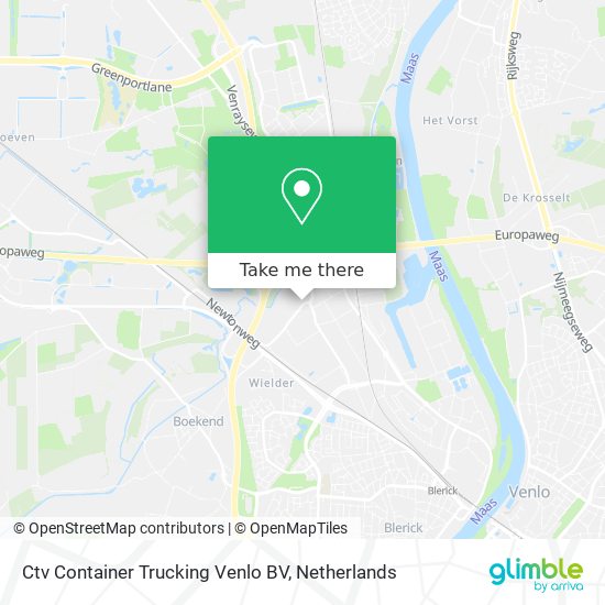 Ctv Container Trucking Venlo BV map