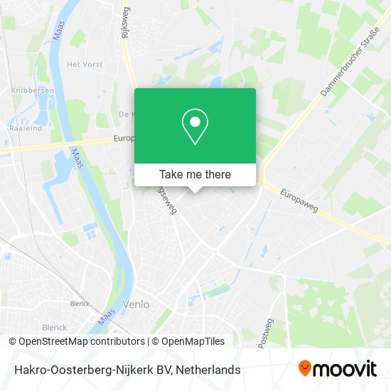 Hakro-Oosterberg-Nijkerk BV Karte