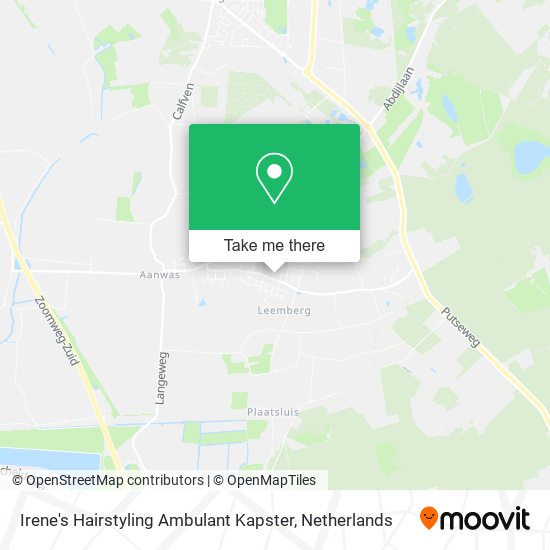 Irene's Hairstyling Ambulant Kapster map