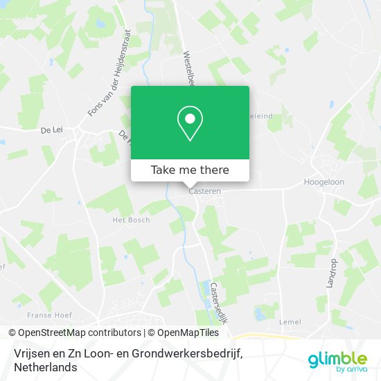 Vrijsen en Zn Loon- en Grondwerkersbedrijf Karte