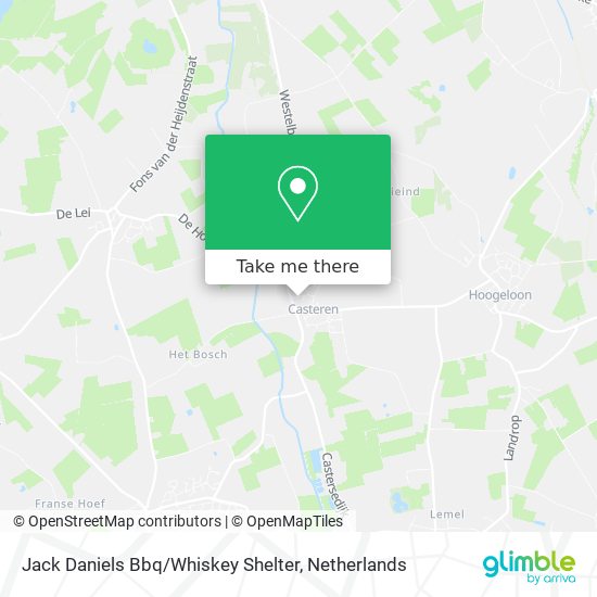 Jack Daniels Bbq / Whiskey Shelter map