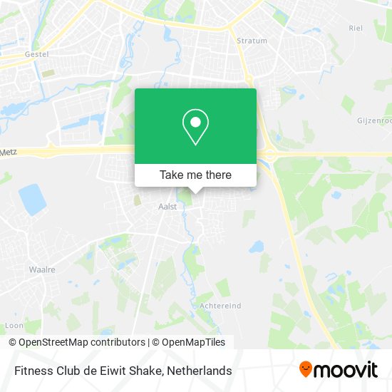 Fitness Club de Eiwit Shake map