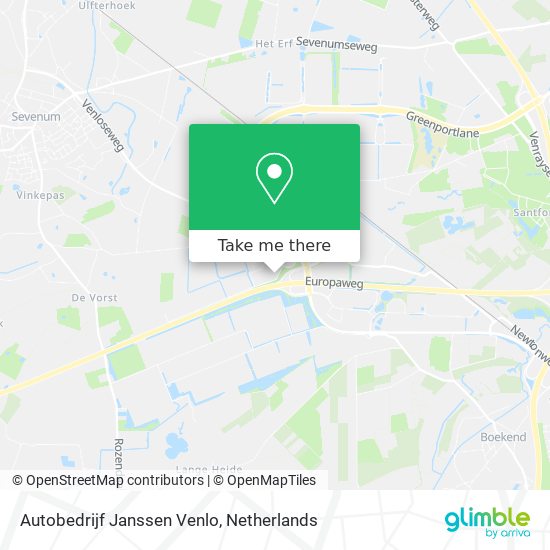 Autobedrijf Janssen Venlo map