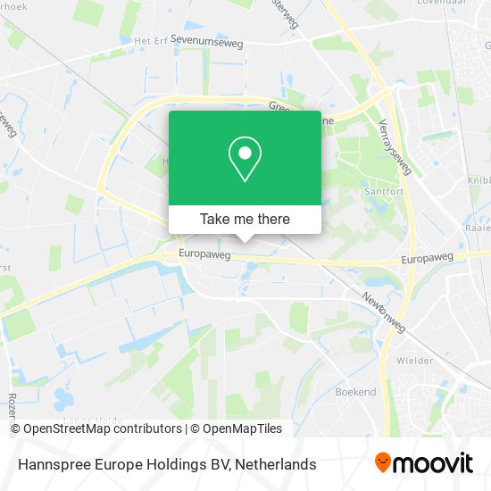 Hannspree Europe Holdings BV map