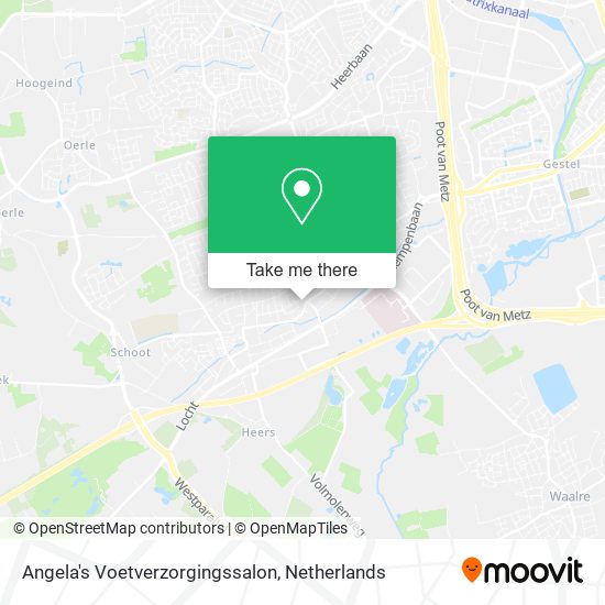 Angela's Voetverzorgingssalon map