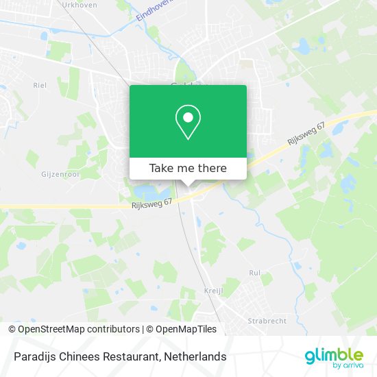 Paradijs Chinees Restaurant map