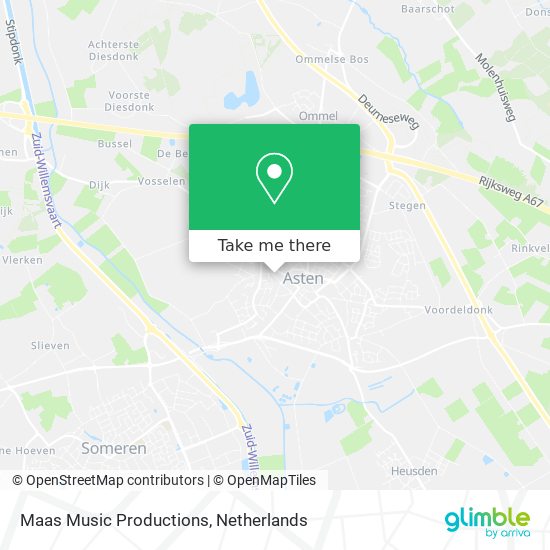 Maas Music Productions map