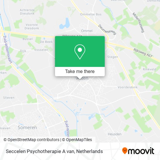 Seccelen Psychotherapie A van map