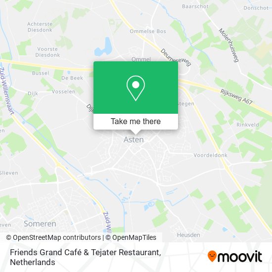 Friends Grand Café & Tejater Restaurant map