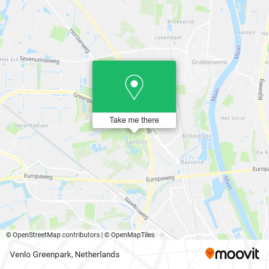 Venlo Greenpark map