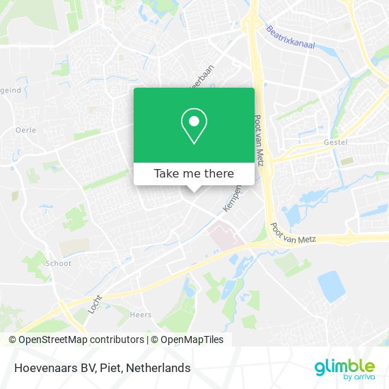 Hoevenaars BV, Piet map