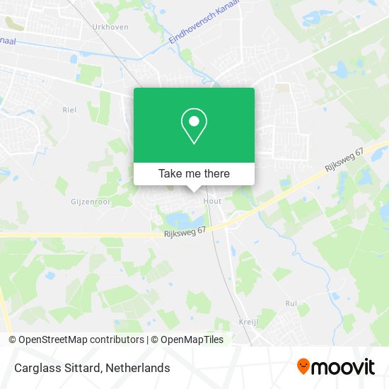 Carglass Sittard map