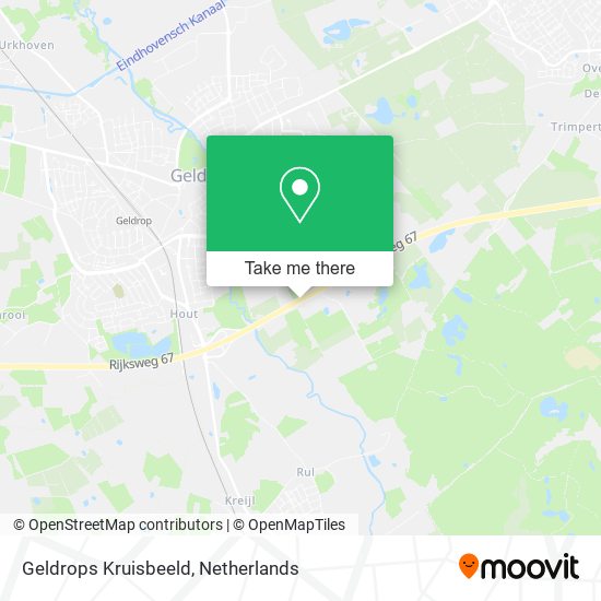 Geldrops Kruisbeeld map