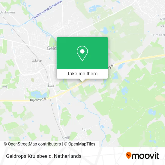 Geldrops Kruisbeeld map