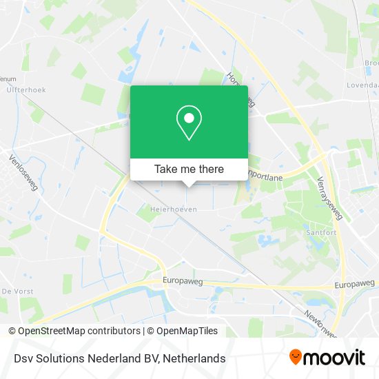 Dsv Solutions Nederland BV map