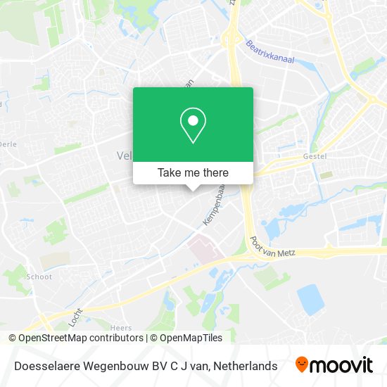 Doesselaere Wegenbouw BV C J van map