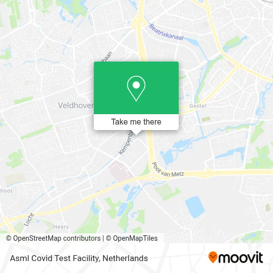 Asml Covid Test Facility map