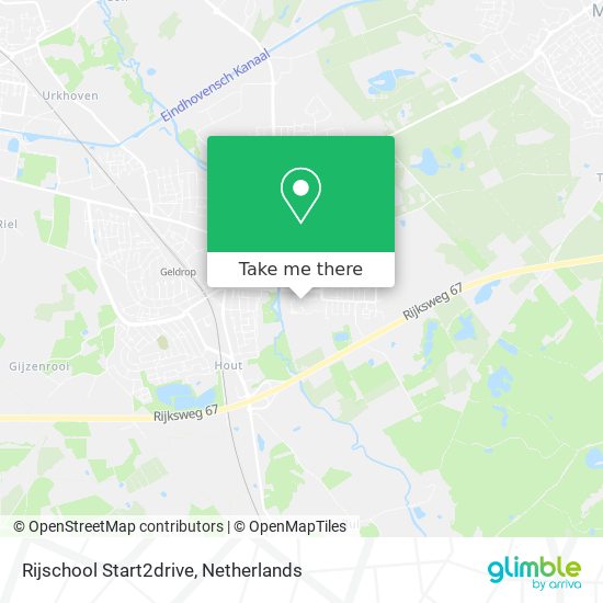 Rijschool Start2drive map