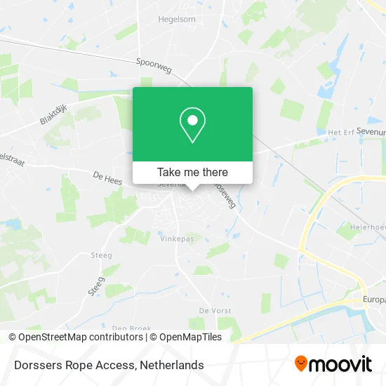 Dorssers Rope Access map
