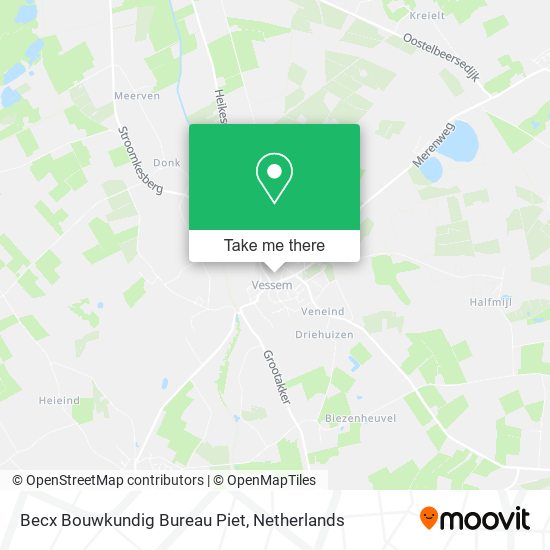 Becx Bouwkundig Bureau Piet map
