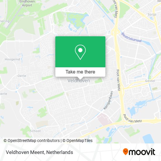 Veldhoven Meent map