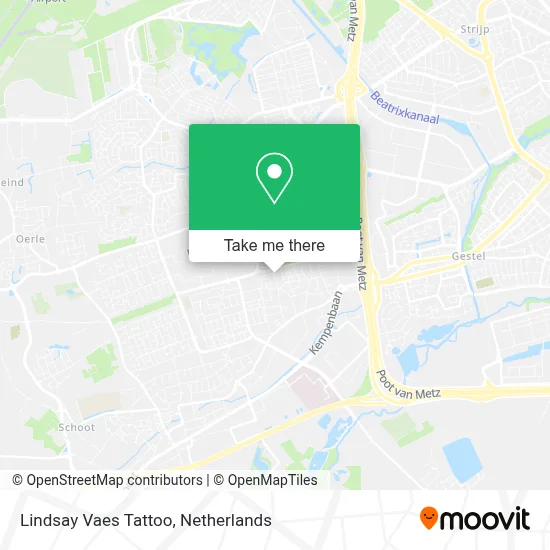 Lindsay Vaes Tattoo map