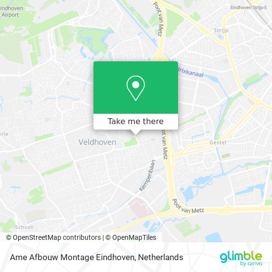 Ame Afbouw Montage Eindhoven map