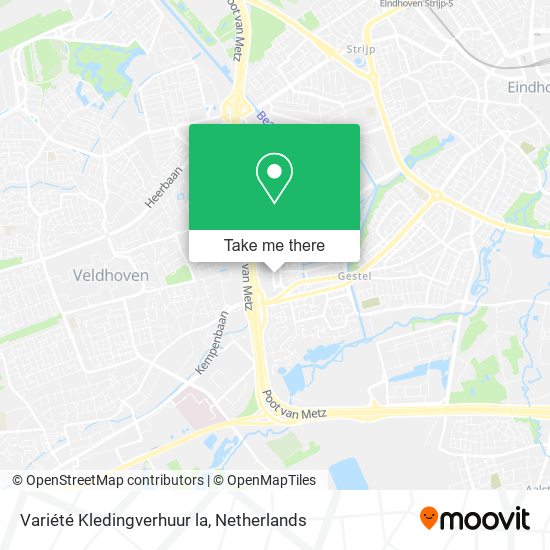 Variété Kledingverhuur la map