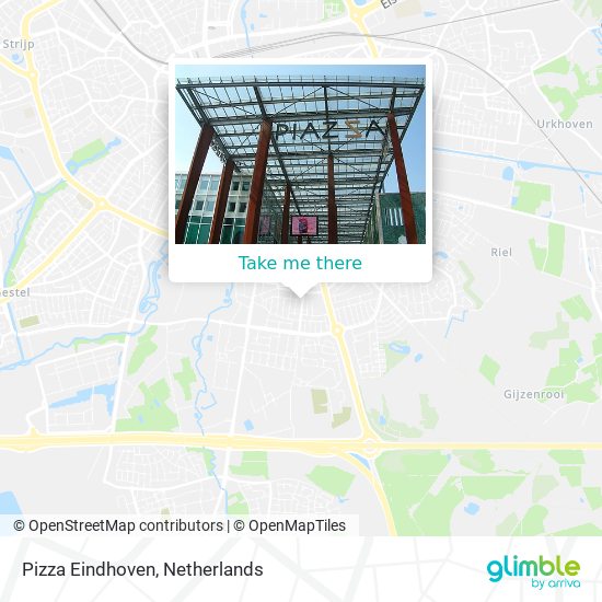 Pizza Eindhoven map