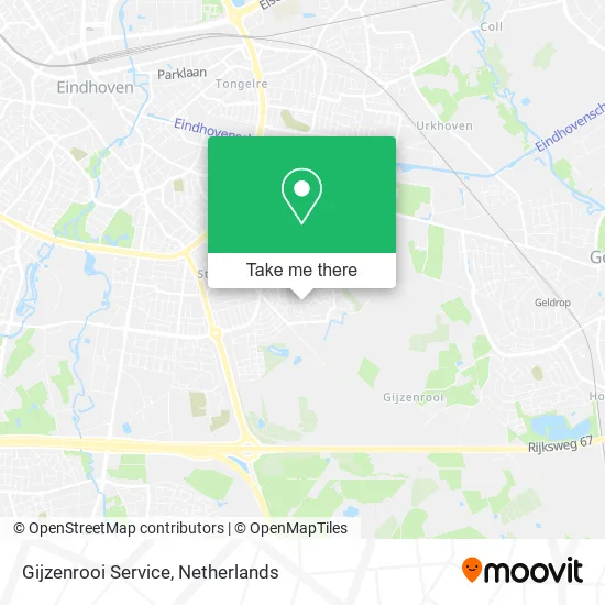 Gijzenrooi Service map