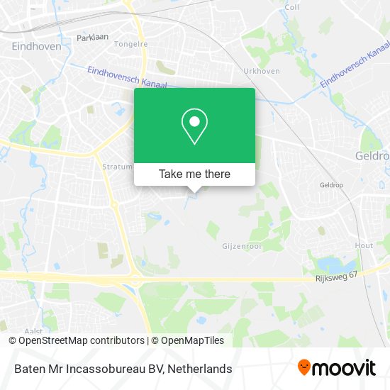 Baten Mr Incassobureau BV map