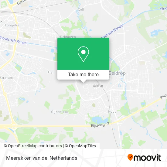 Meerakker, van de map