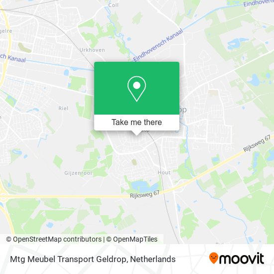 Mtg Meubel Transport Geldrop map