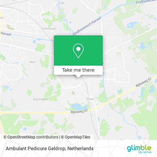 Ambulant Pedicure Geldrop map