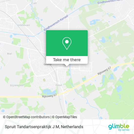 Spruit Tandartsenpraktijk J M map