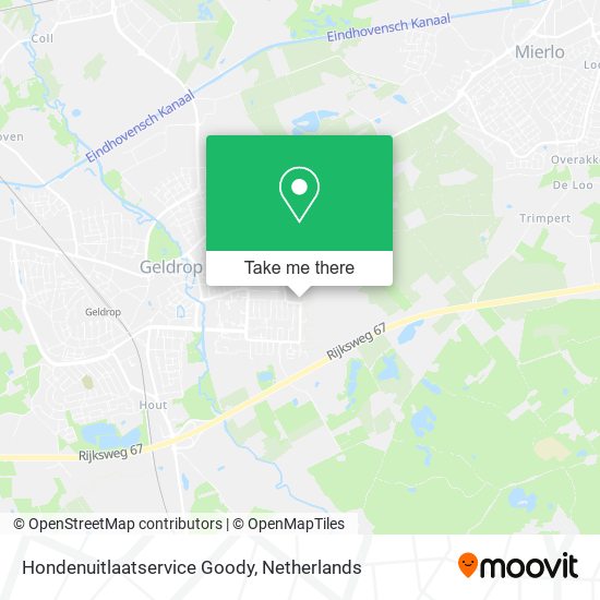 Hondenuitlaatservice Goody Karte