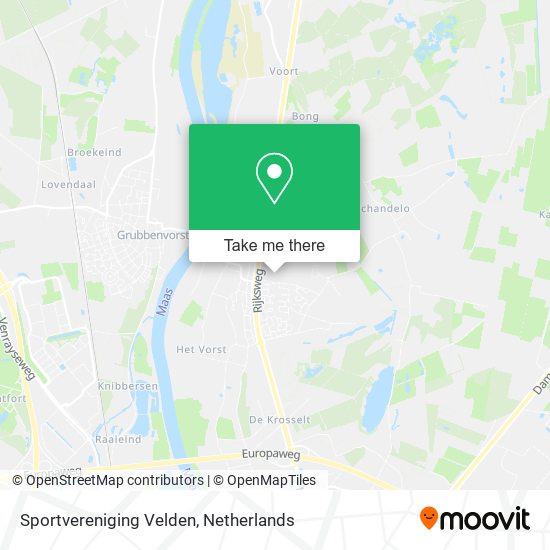 Sportvereniging Velden map