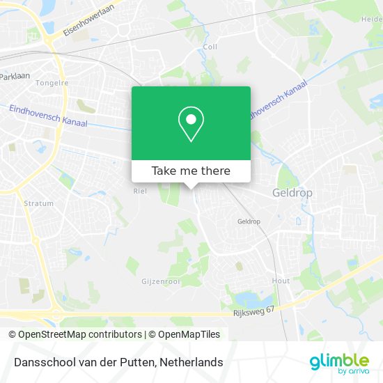 Dansschool van der Putten map