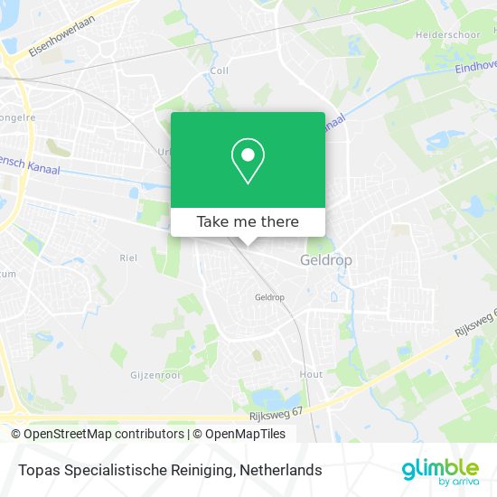 Topas Specialistische Reiniging Karte