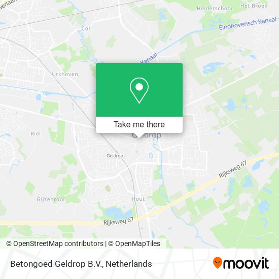 Betongoed Geldrop B.V. map