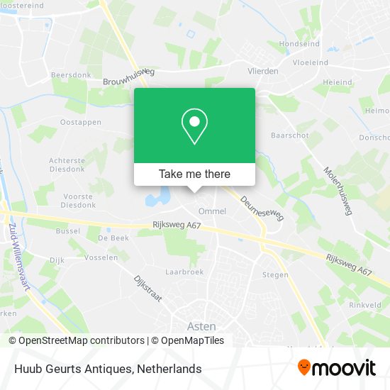 Huub Geurts Antiques map