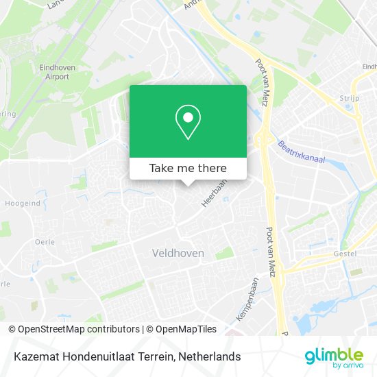 Kazemat Hondenuitlaat Terrein Karte