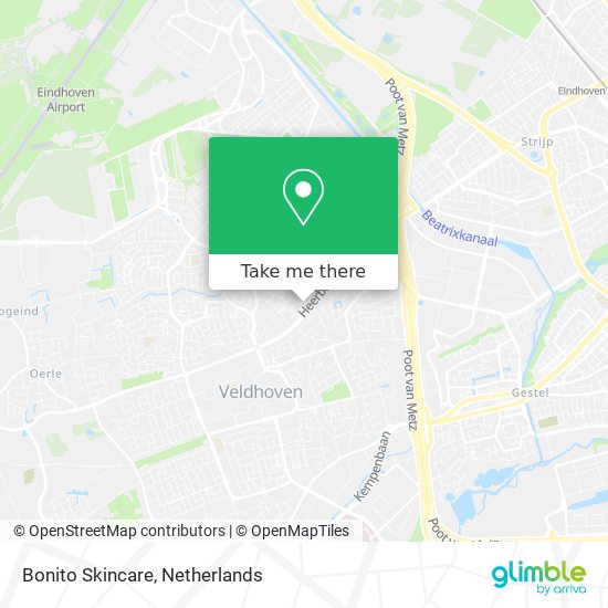 Bonito Skincare map