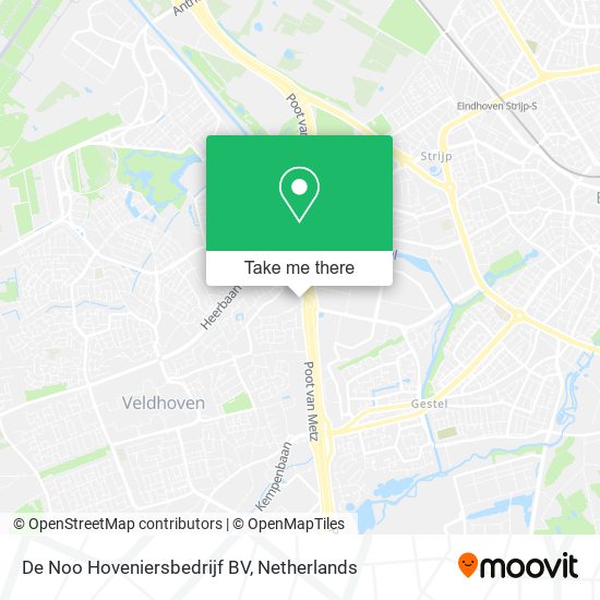 De Noo Hoveniersbedrijf BV map