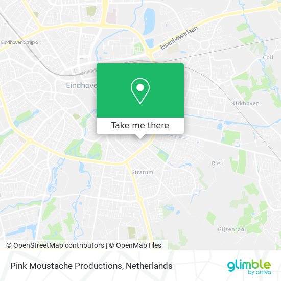 Pink Moustache Productions map