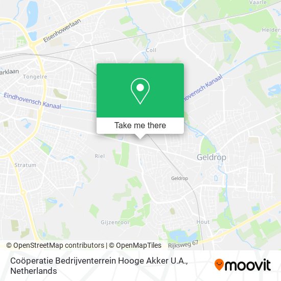 Coöperatie Bedrijventerrein Hooge Akker U.A. map