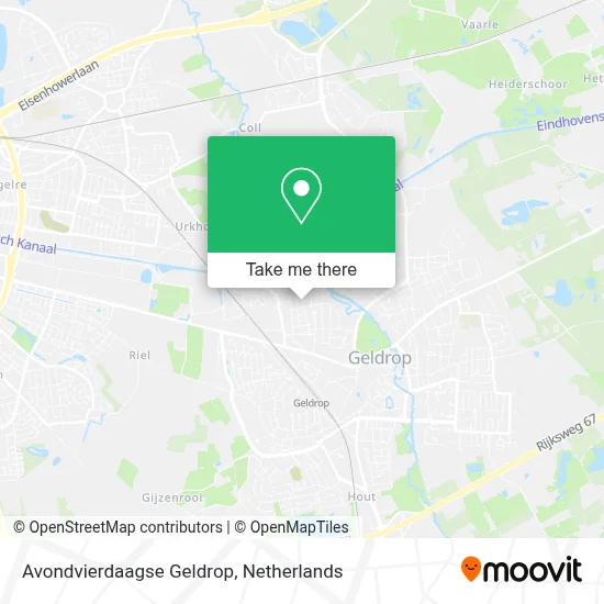 Avondvierdaagse Geldrop map